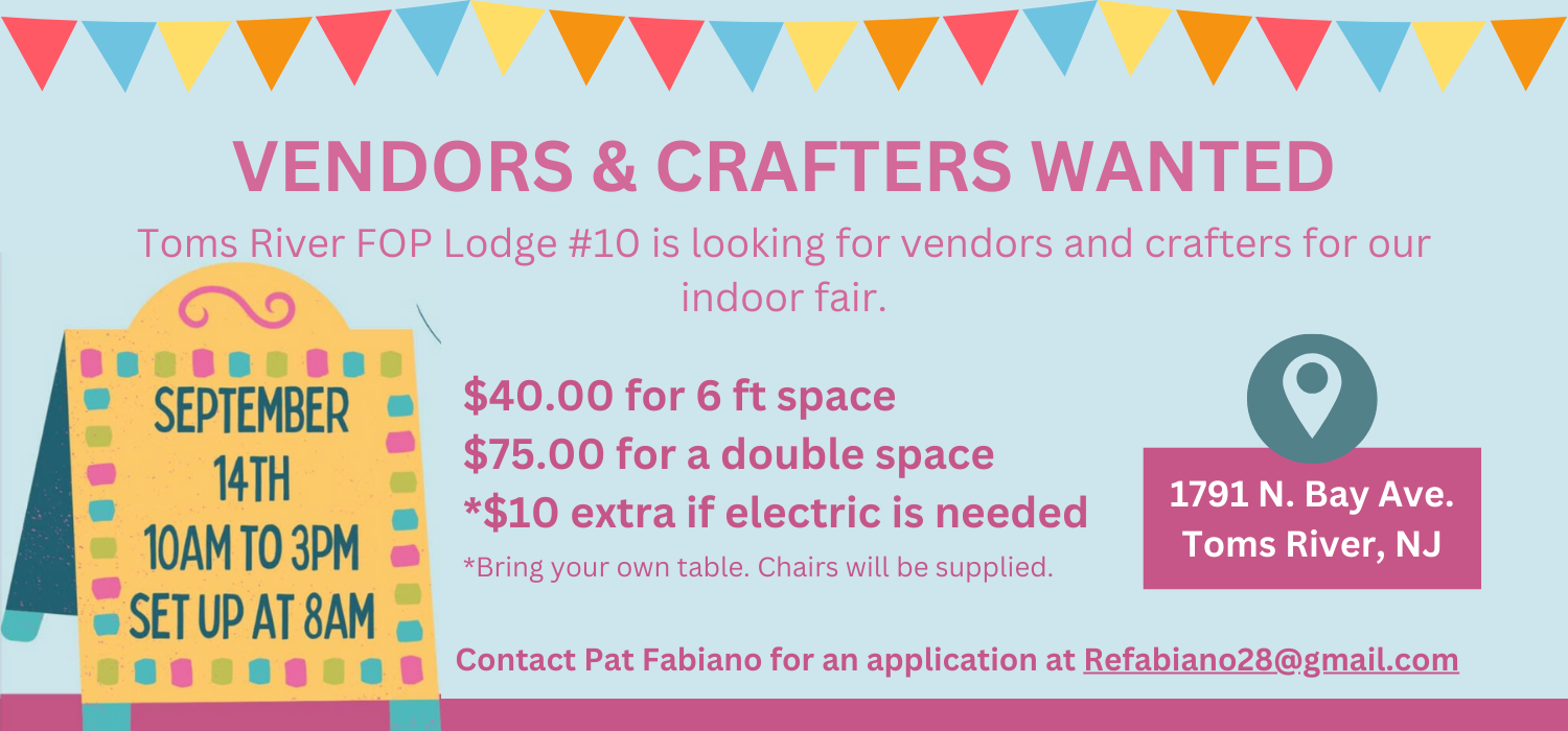 VENDORS & CRAFTERS WANTED